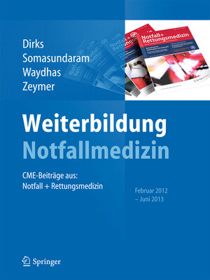 cover image of Weiterbildung Notfallmedizin